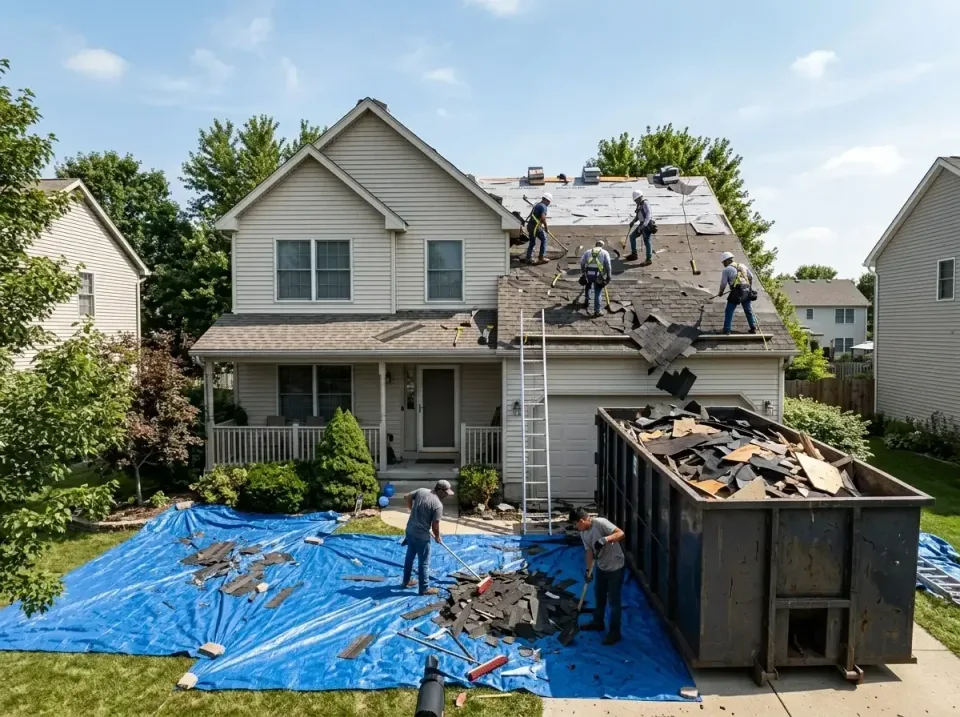 roof-replacement-debris-remova-004 — frequently asked questions, Cheapest Dumpster Rentals in Sheridan, AR